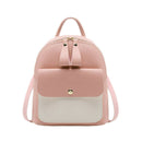 Women Girls School Bag Pu Leather Backpack Mini Backpack Purse Travel Handb Q7I5
