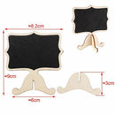 24 sets Mini blackboard Message and Number of position table Place Sign Tab O6X8