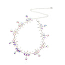 Fashion Womens Metal Chain Dress Belt Decorated Crown Style Body Chain Belt