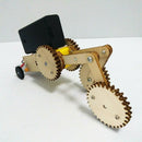 Electric Gears Car Kids DIY Science Project Toys Technology Fun Physics Exp W4U5