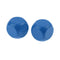 50 Pieces Round Wood Dice Set Blue Color Blank Dice Self DIY Pattern
