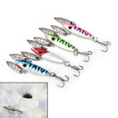 4XWinter Fishing Lure Ice Fishing Jig Bait 5CM-7g Carp Fishing hooks Lead Lure3C