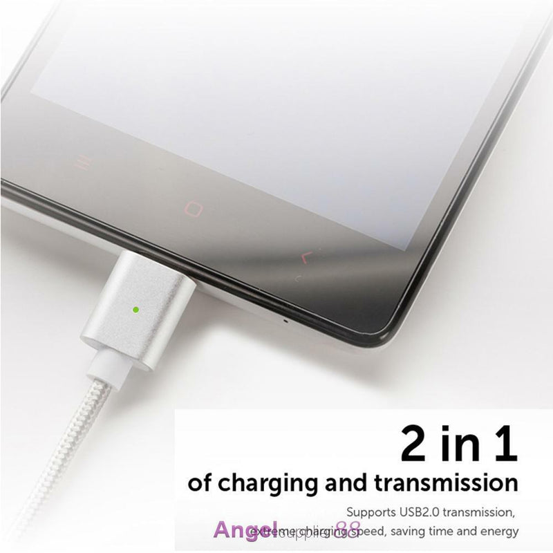 Moizen M2S Magnetic Micro USB Plug Charger Adapter Charge Cable for Android