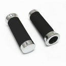 Left & Right Hand Grips Universal Fit For 7/8'' 22mm Handlebar Motorcycle