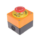 Red Sign Mushroom Emergency Stop Push Button Switch Station 1 NO 1 NC  LJ