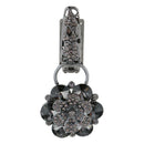 5Pcs DIY Floral Rhinestone Duck-mouth Clasp Buckle Button for Sewing Crafts