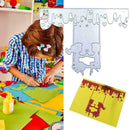DIY Paper Cutting Scrapbooking Embossing Album Dies Craft On Swing Couple F1G2