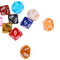 D10 Polyhedral Dice  TRPG Dice Acrylic for   Board Game 25x