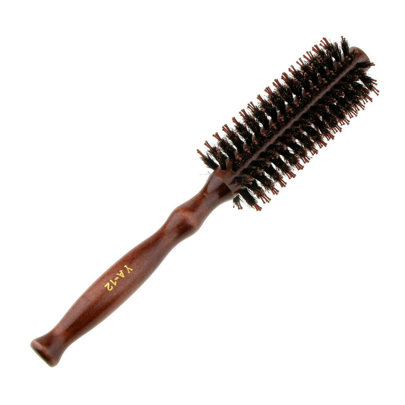 Round Wood Handle Hairbrush - Small & Travel Size