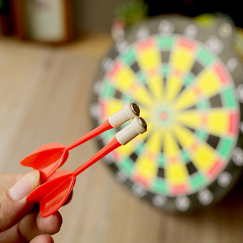 1 Set Safe Magnetic Dart Board With 1 Magnetic  Darts Indoor Target Random Gifts