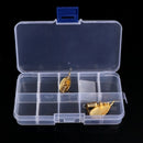 10 Slots Compartments Fishing Hook Bait Lure Box Tackle Storage Container Case