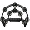 Compact Double Half Moon Music Tambourine Percussion Tamborine Drum Durable