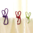 New Metal Clamp Clothes Laundry Hangers Strong Grip Washing Line Pin Pegs CliR3C
