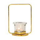 Nordic Style Candle Holder Metal Frame Candlestick for Party Hotel Cafe
