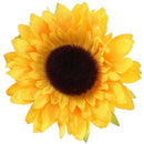 24Pcs Artificial Sunflower Heads Silk Flower Faux Floral For Wedding Table