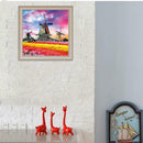 5D DIY Full Drill Diamond Painting Windmill Cross Stitch Embroidery Mosaic