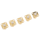 5 Pcs SMA Male 4 Holes Mounting Panel Chassis Flange Connector Adapter