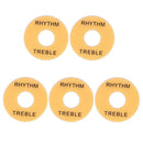 10 Pieces 3-way Switch Plate Rythm Treble Ring for LP/EPI Electric Guitar