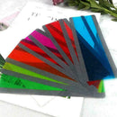 8 Pcs/set Guided Reading Strip Innovative Colorful Overlay Highlighting A1E D5B0