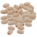 50pcs Stylish Beehive Wood Loose Beads Honeycomb Shape DIY Beading Findings