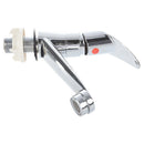 Bathroom Sink Chrome Finish Single Handle Basin Faucet Water Tap