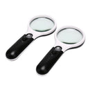 3LED Light 12X Handheld Magnifier Reading Magnifying Glass Lens Jewelry Lou BX