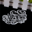Best Wishes Metal Cut Dies Stencils for Scrapbooking DIY Cards Making IkTEUS