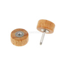 4 Pairs Punk Rock Wooden Women Mens Stud Earrings Ear Plugs Piercings Screw