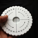2pcs DIY  Round Kumihimo Beading Cord Disc Disk Braiding Plate Braided 10cm