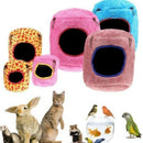 Warm Bed Rat Hammock Squirrel Winter Toys Pet Hamster Cage House Hang Nest CUY