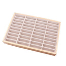 Fashion Solid Bamboo Wood Jewelry Display Tray Earrings, Pendant, Bangle, B