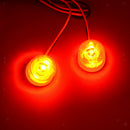 2pcs 12V-85V Car Flashing Emergency Warning LED Strobe Lights Flasher