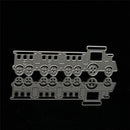 Train Cutting Dies Stencil DIY Scrapbooking Album Paper Card Embossing Cr Dxyc