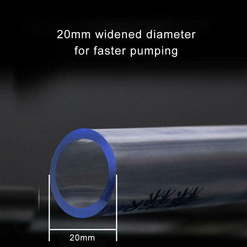 20MM Check Valve Car Siphon Hose Manual Pump Transfer Liquid Water-Gas Gasoline
