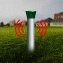 2 Pcs Ultrasonic Mole Repeller- Professional Solar Powered Waterproof Outdo L4O3