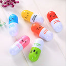 6Pcs/set mini pill shaped smile face graffiti marker pens new and fash JR