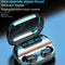 Bluetooth V5.0 Earphones Touch Control Wireless Headphones With LED Display
