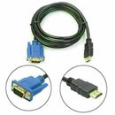 HDMI Lead to Laptop Cable Adapter HD VGA 15Pin 1080P Converter Male Monitor