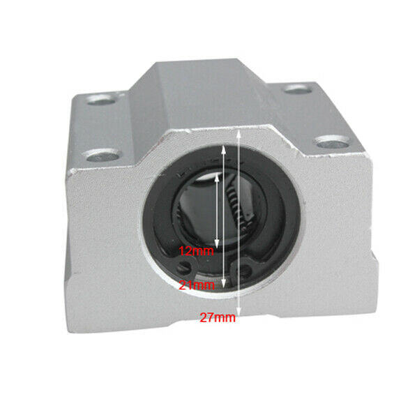 2 Pcs 12 mm SC12UU Linear Ball Bearing Slider Slide Bushing Replacement CNC A