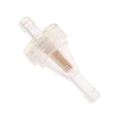 10 Pieces Clear Motorcycle Inline Gas Fuel Filter for 1/4'' 6mm Line Hose