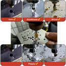 Countersink Bit Set, 1 Piece Manual Sanding Tool Set, 4 Pieces Of Titanium