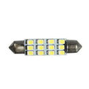 6pcs DC 12 Volt 42MM 3528 12SMD LED Dome Light Ultra Bright 6000K White
