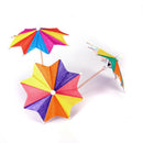 Drink Umbrellas Tropical Cocktail Picks - 144 Pack - Parasol Toothpicks for