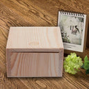 5X(Small Plain Wooden Storage Box Case for Jewellery Small Gadgets Gift Wo Q7I8)