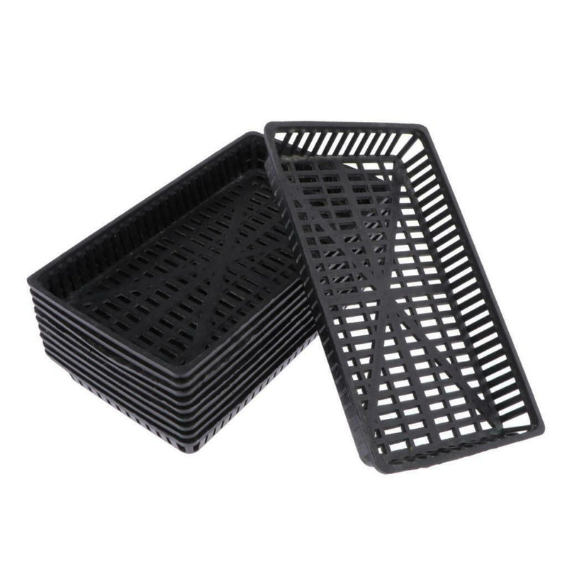 Aquatic Plant Basket  Pond Planting Pot Water Grasses Container 10 Pack