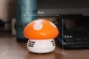 Ritzy Cute Mini Mushroom Corner Desk Table Dust Vacuum Cleaner Sweeper Unique
