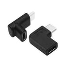 USB-C USB 3.1 Type C Male to Female Adapter Connector 90 Degrees Angle Jack PlFT