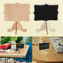 24 sets Mini blackboard Message and Number of position table Place Sign Tab O6X8