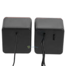 USB 2.0 Square Style Portable Mini Audio Speaker Subwoofer for Phone PC Computer