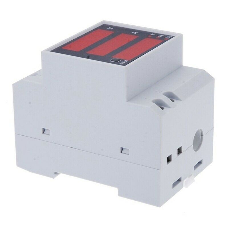 Multi - functional digital current DIN rail Supply voltage Display Voltmete U1E8